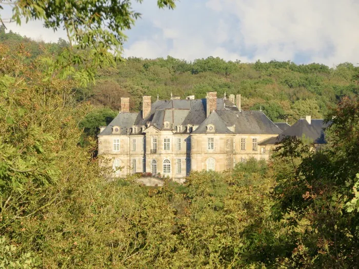 Parcours guidé à travers les parcs et jardins d'un château juché sur un éperon rocheux Château de Donjeux Donjeux