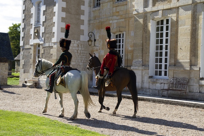 Démonstration : campement Napoléonien Château du Taillis Duclair