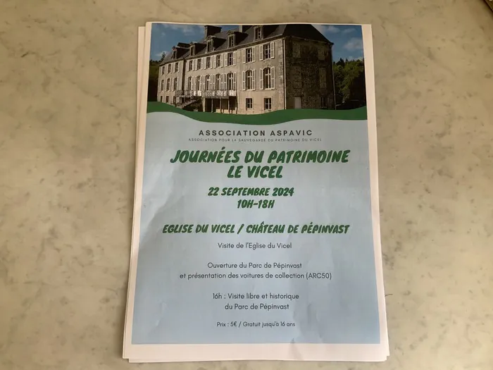 Visite libre du parc Château Le Vicel