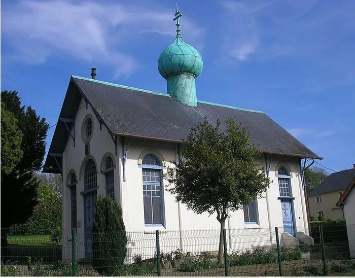 Visite guidée du clos paroissial orthodoxe Eglise orthodoxe Saint-Serge et Saint-Vigor Colombelles Colombelles