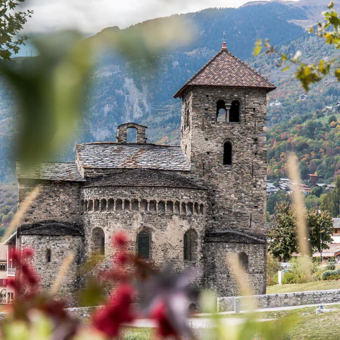 Visite de la basilique Saint Martin Eglise Prieuré Saint Martin 73210 Aime-la-Plagne