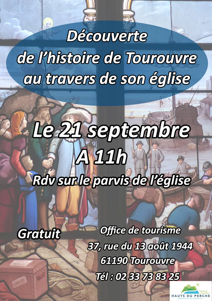 Visite guidée de l'église Saint-Aubin Eglise Saint Aubin Tourouvre au Perche