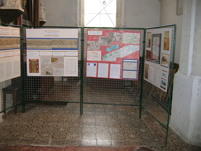 Exposition sur la route royale dans le Perche Église Saint-Paterne Rémalard en Perche