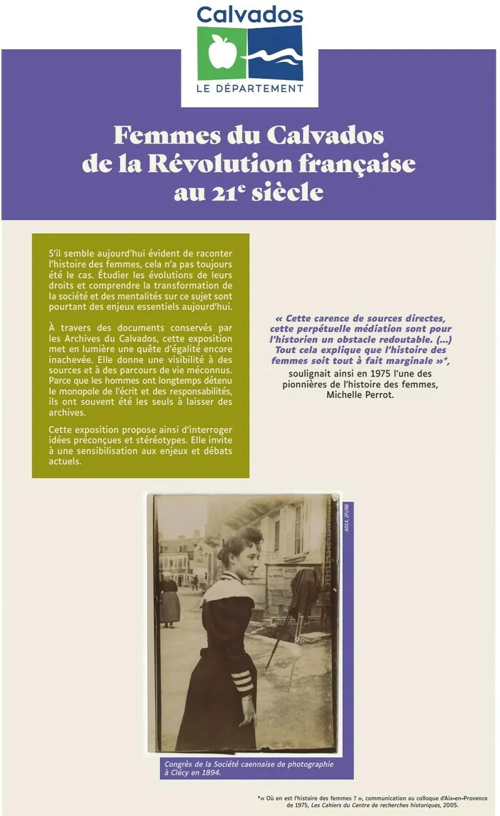 Exposition : femmes du Calvados de la Révolution Française au XXIe siècle Eglise Saint-Pierre Lion-sur-Mer