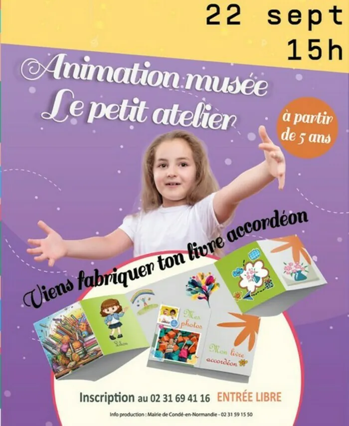 Animation jeune public : le petit atelier du musée Espace-Musée Charles Léandre Condé-en-Normandie