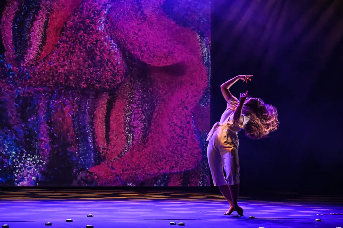 Performance dansée et mapping « L’Envol » Esplanade du château Montbéliard