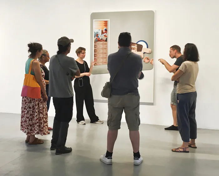 Visite guidée gestuelle de l’exposition "C'est comme une carte à jouer" de Francis Baudevin FRAC Normandie - Rouen Sotteville-lès-Rouen