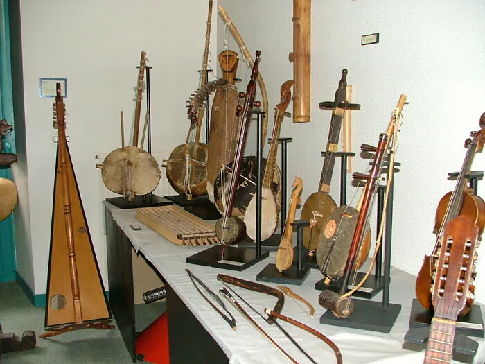 A la découverte de 2500 instruments de musique du Monde dans le château du Pin galerie sonore d'Angers Angers