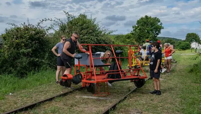 Atelier : initiation au vélo-rail Gare d'Elbeuf Ville Elbeuf