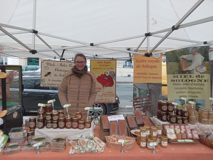 Marché fermier au festival Les Rendez-vous de l'histoire à Blois Hall aux grains Blois