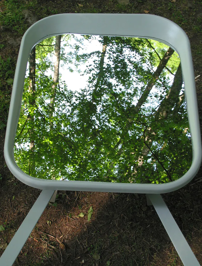 Promenade interactive en brouette-miroir Jardin de l'Escalier Brumath