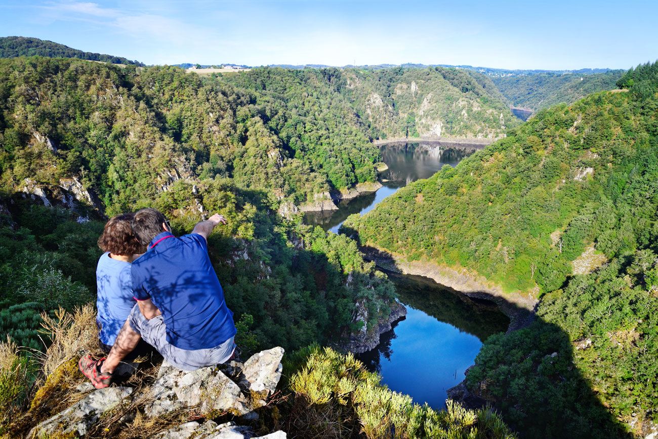 La Dordogne de villages en barrages Gros-Chastang Nouvelle-Aquitaine