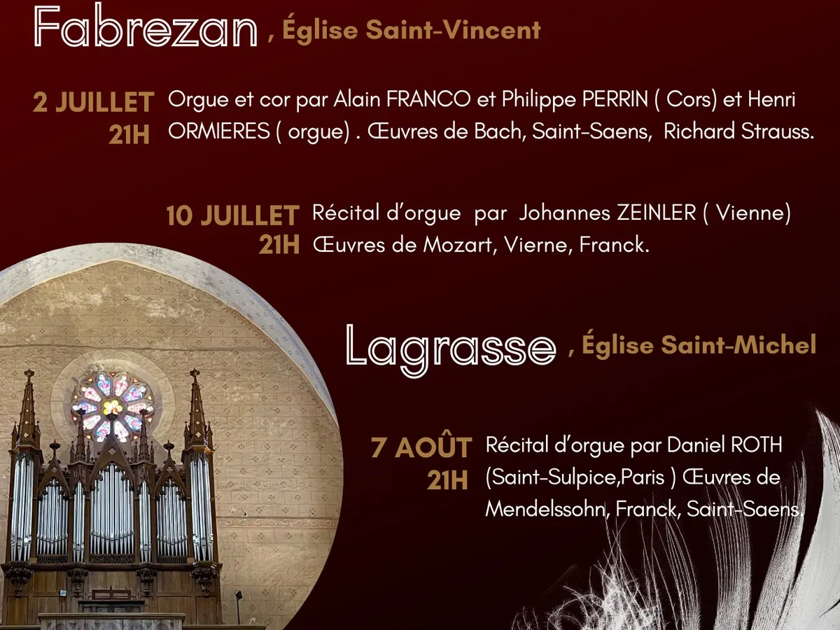 FESTIVAL ORGUES ET MUSIQUE EN CORBIÈRES