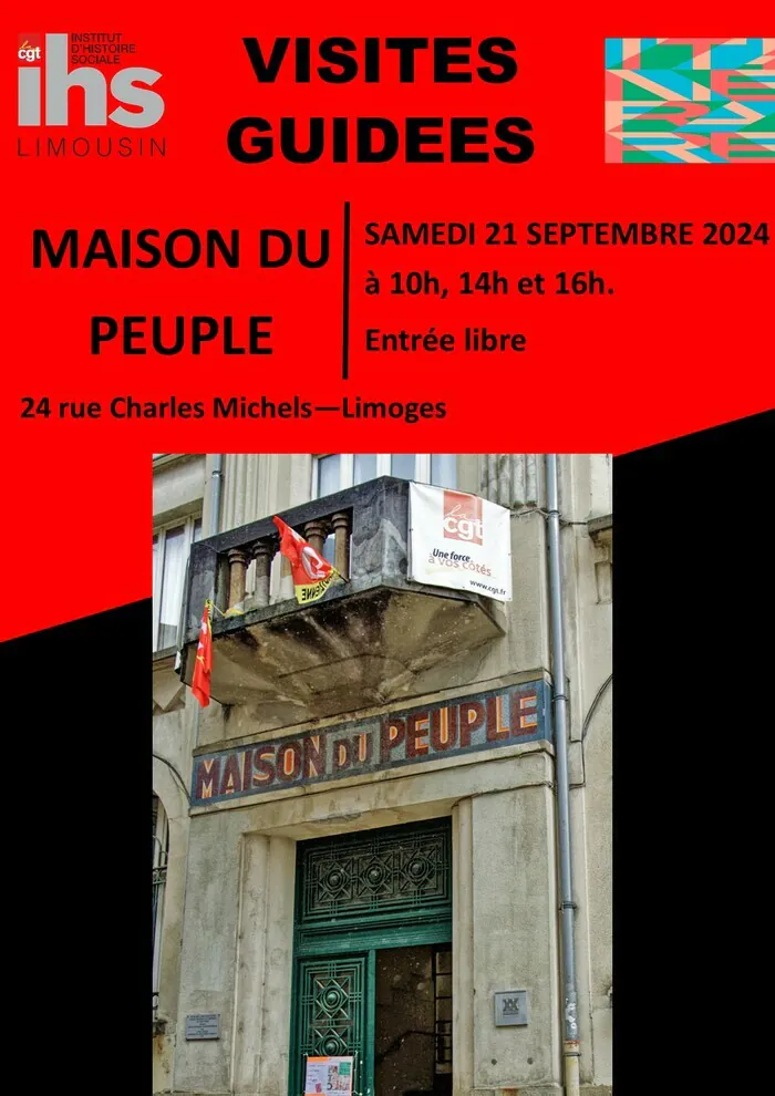 Visite guidées de la Maison du Peuple Limoges ! Maison du Peuple Limoges