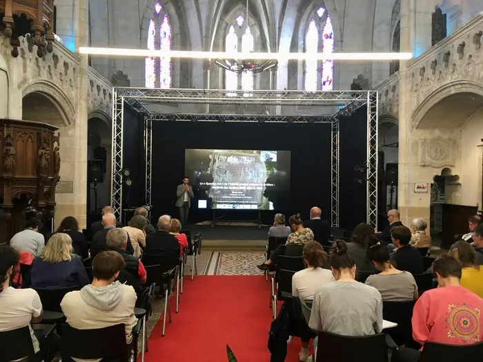 Conférence par F. Baret les « résultats 2023 de la fouille programmée du Quartier Est de l’agglomération romaine de Bridiers (La Souterraine) ». Micro-Folie de la Souterraine - Chapelle du Sauveur La Souterraine