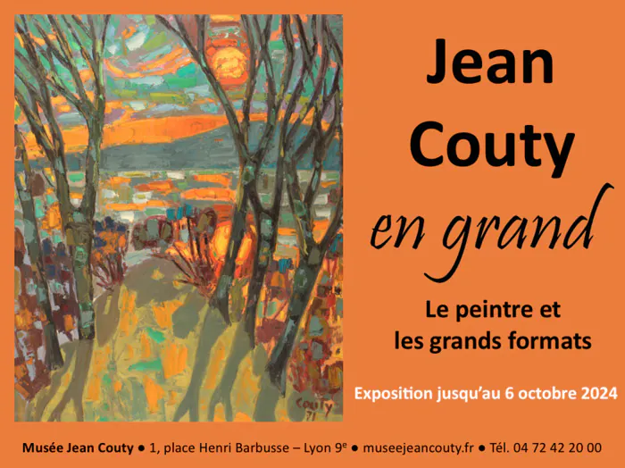 Visite libre de l'exposition "Jean Couty en grand". Musée Jean Couty Lyon