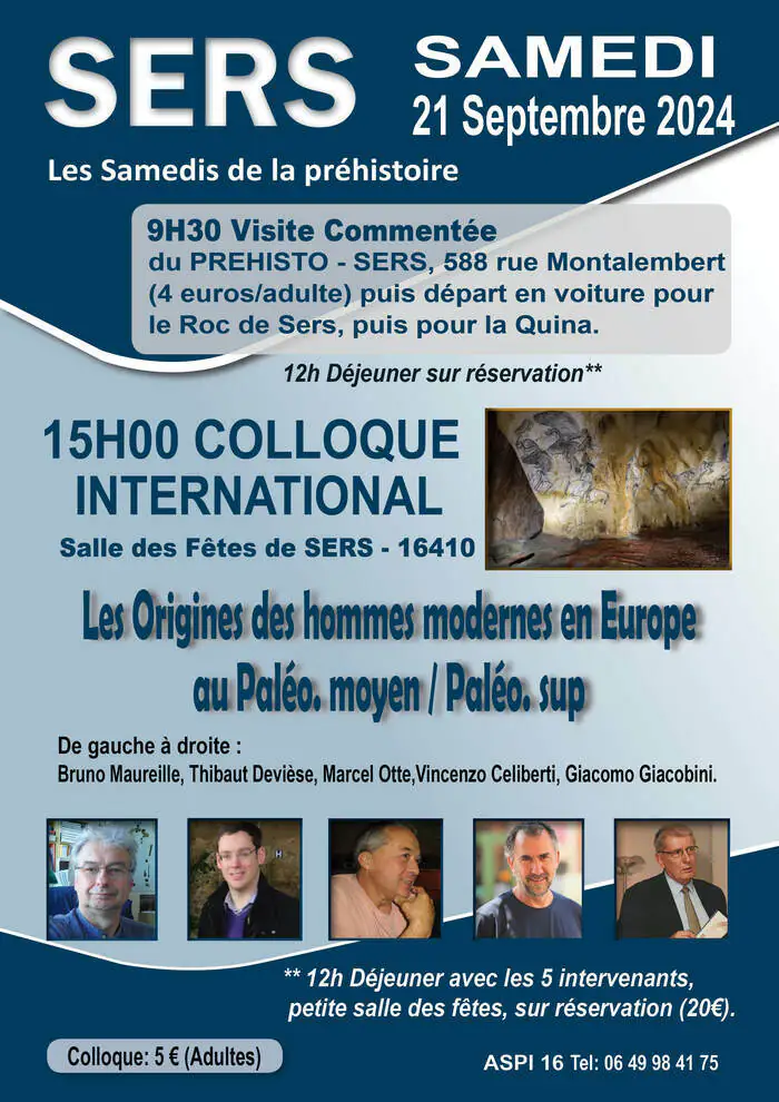 Colloque international de la Préhistoire Musée Préhisto-Sers Sers