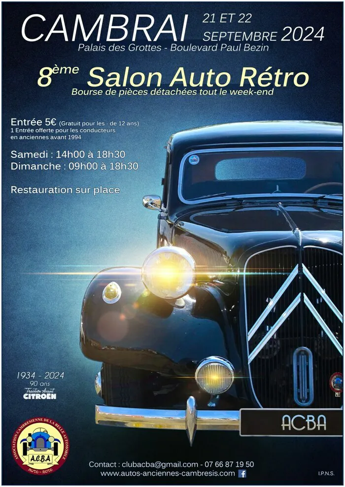 Salon Auto-Retro Youngtimers Palais des Grottes Cambrai