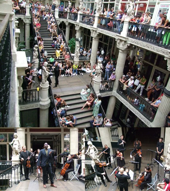 Passage Pommeraye en musique : La Retentissante Passage Pommeraye Nantes