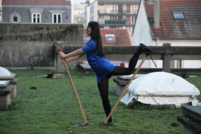 Spectacle « Bruissement de pelles » Plateau de Rousson Rousson