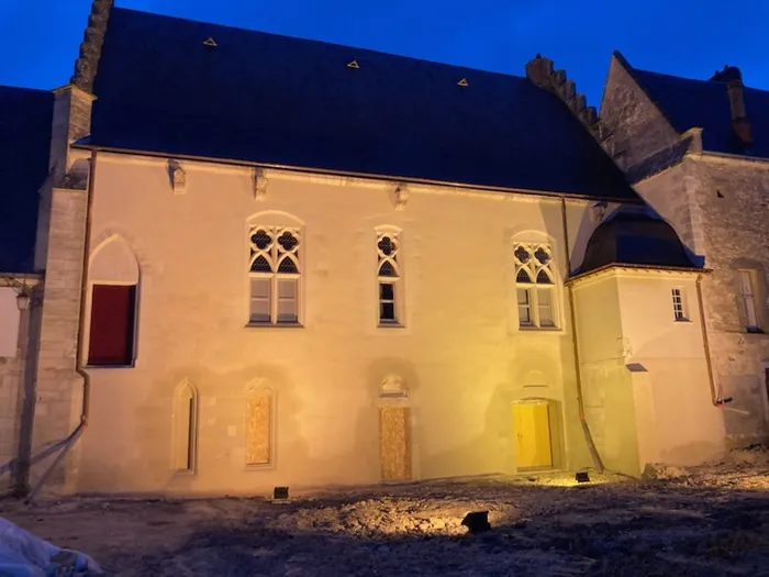 Visite commentée du chantier du château. Point Tourisme de Châtillon Châtillon-sur-Indre