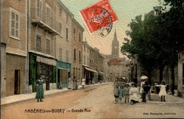 Visite historique du centre-ville d'Ambérieu en Bugey Promenade François Mitterrand