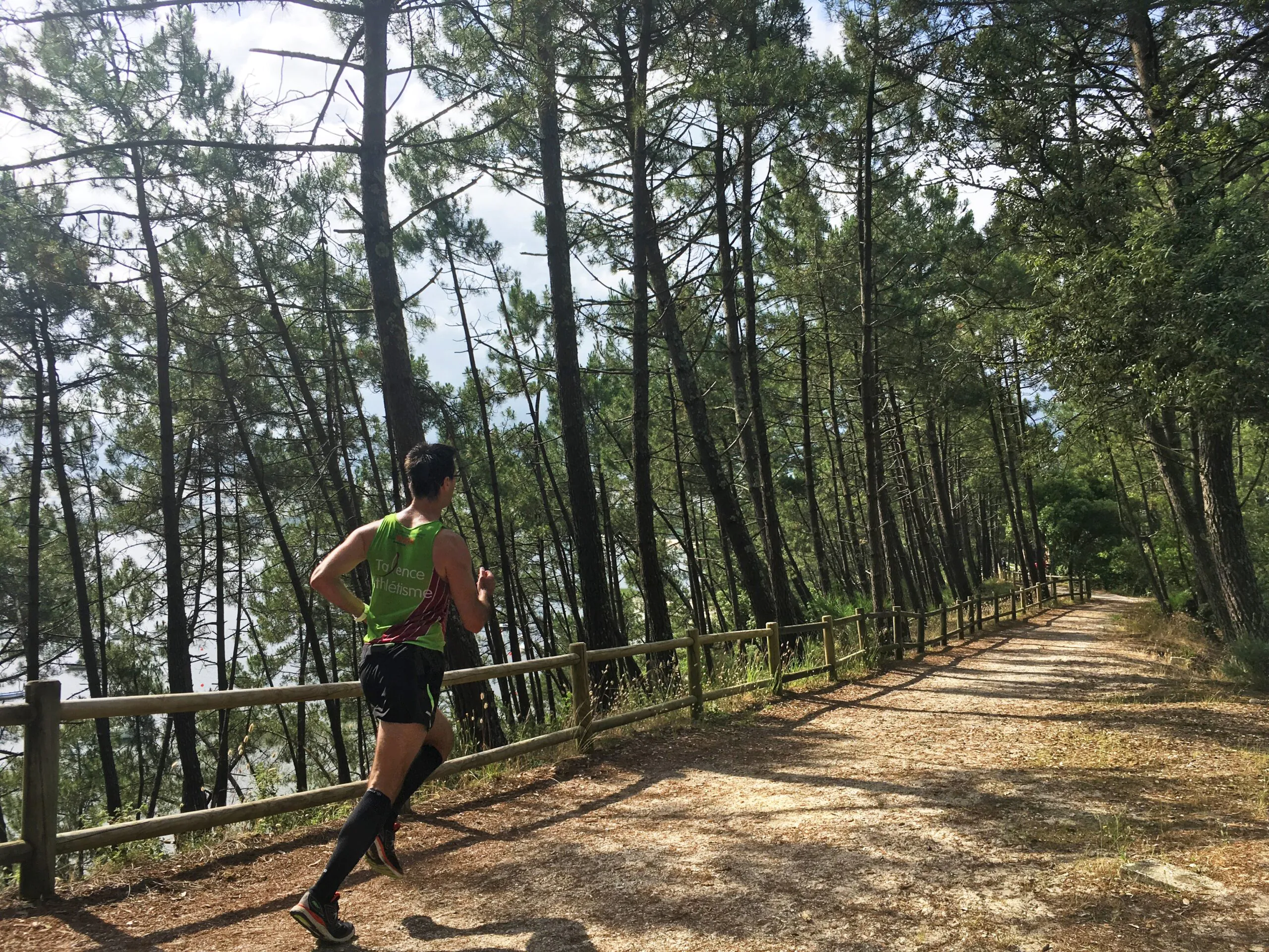 Running de 7km à Maubuisson Tour du lac Carcans Nouvelle-Aquitaine