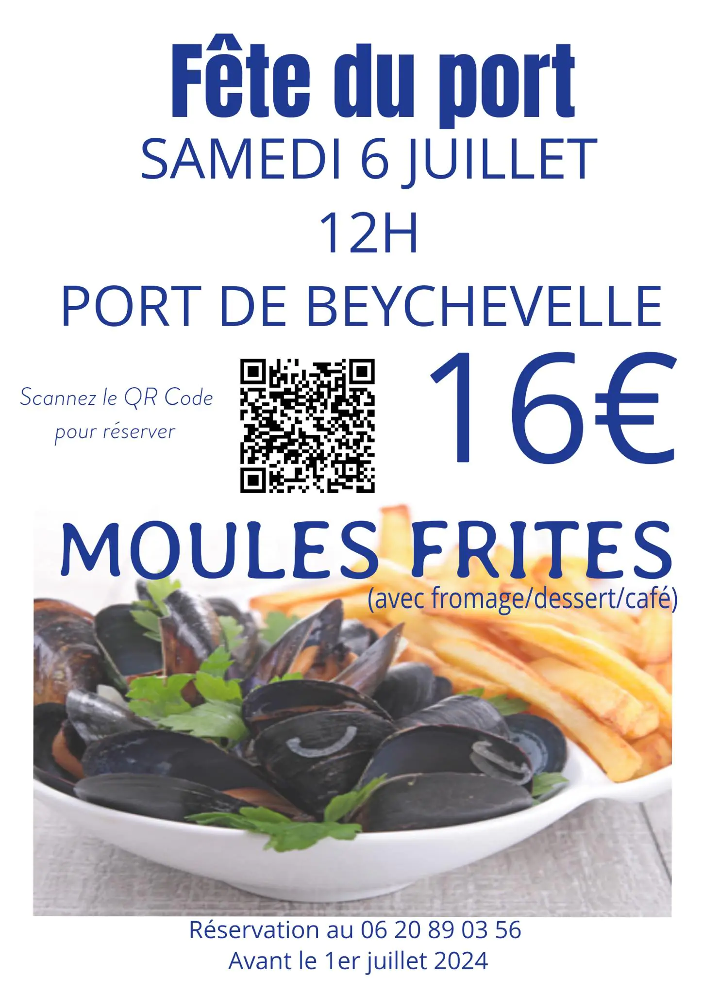 Fête du Port de Beychevelle Moules Frites