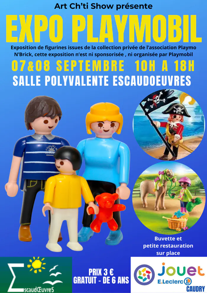 Art Ch'ti Show présente une "EXPO Playmobil" - Escaudoeuvres Salle polyvalente