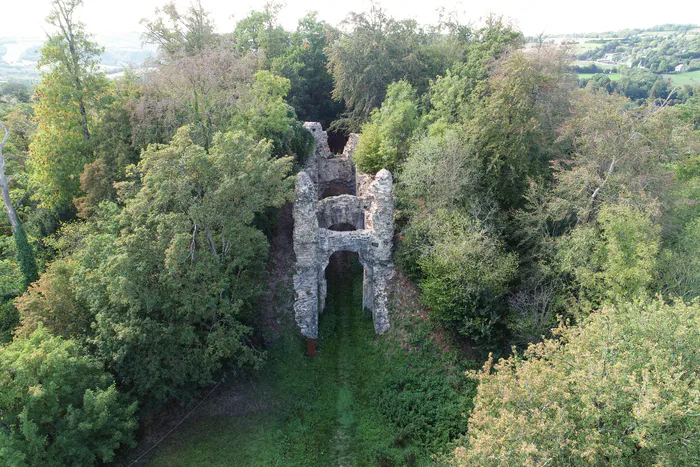 Visite libre audioguidée Site du château Ganne La Pommeraye