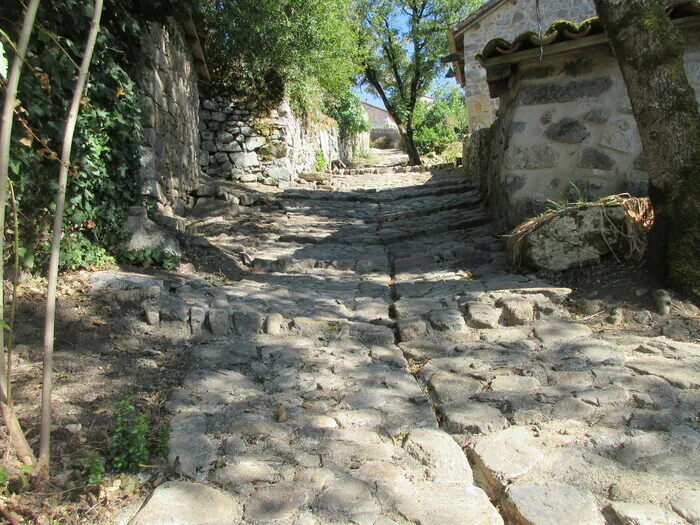 Promenade au cœur du site médiéval de Peyrusse le Roc Site médiéval Peyrusse-le-Roc