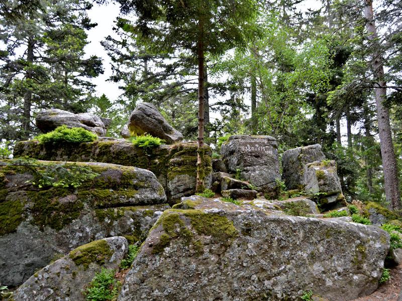 Circuit rando le Koenigsstuhl et la roche du Tétras par Saint-Alexis Kaysersberg Vignoble Grand Est