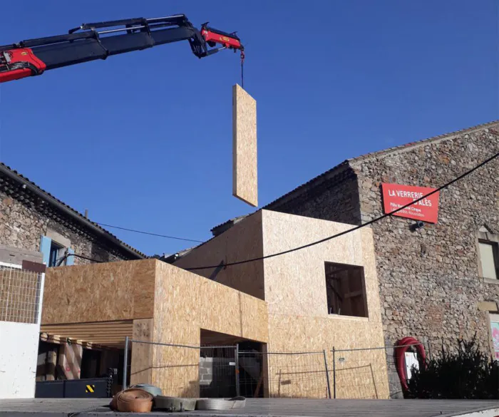 À la découverte d'un patrimoine évolutif construit tout en bois Verrerie d'Alès Alès