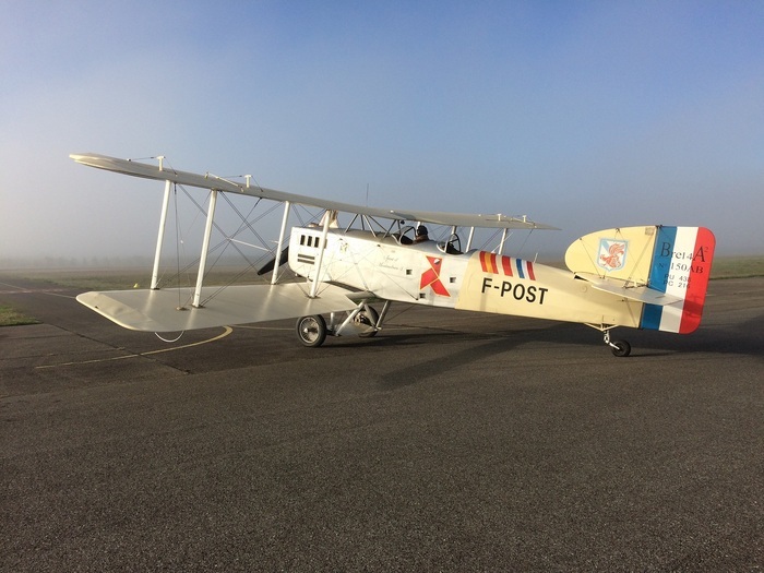 Présentation au sol et envol du Breguet XIV Aérodrome de Castelsarrasin Castelsarrasin