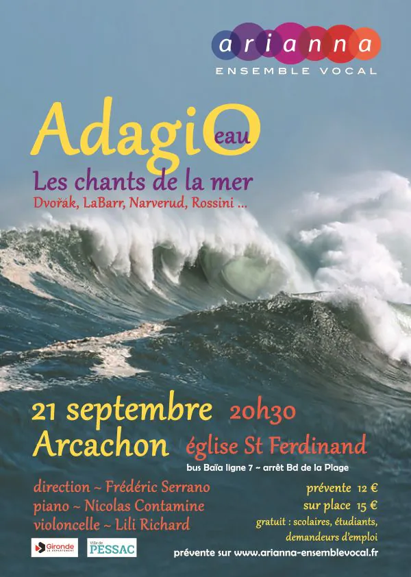 Concert Adagio les chants de la mer