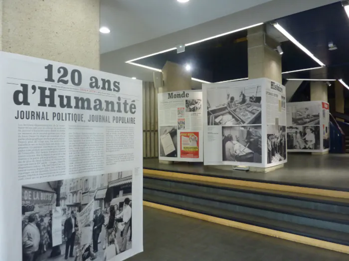 Visite de l'exposition « 120 ans d'Humanité » Archives départementales de la Seine-Saint-Denis Bobigny