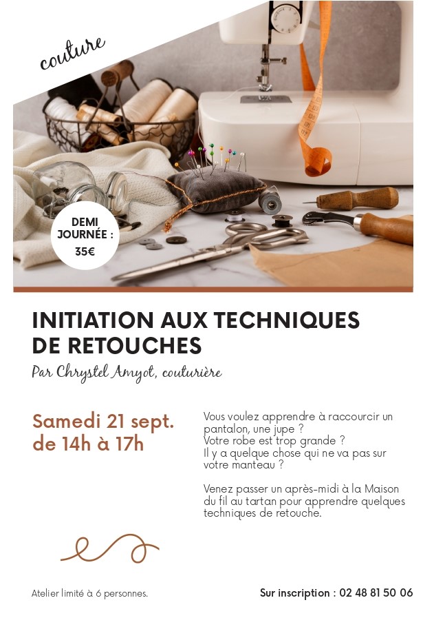 Initiation aux techniques de retouches