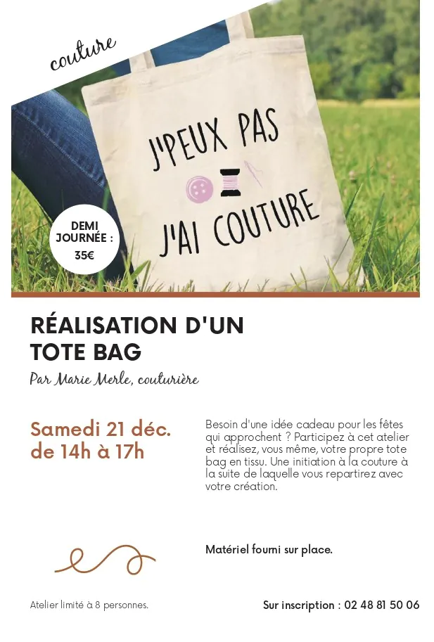 Réalisation d'un tote bag