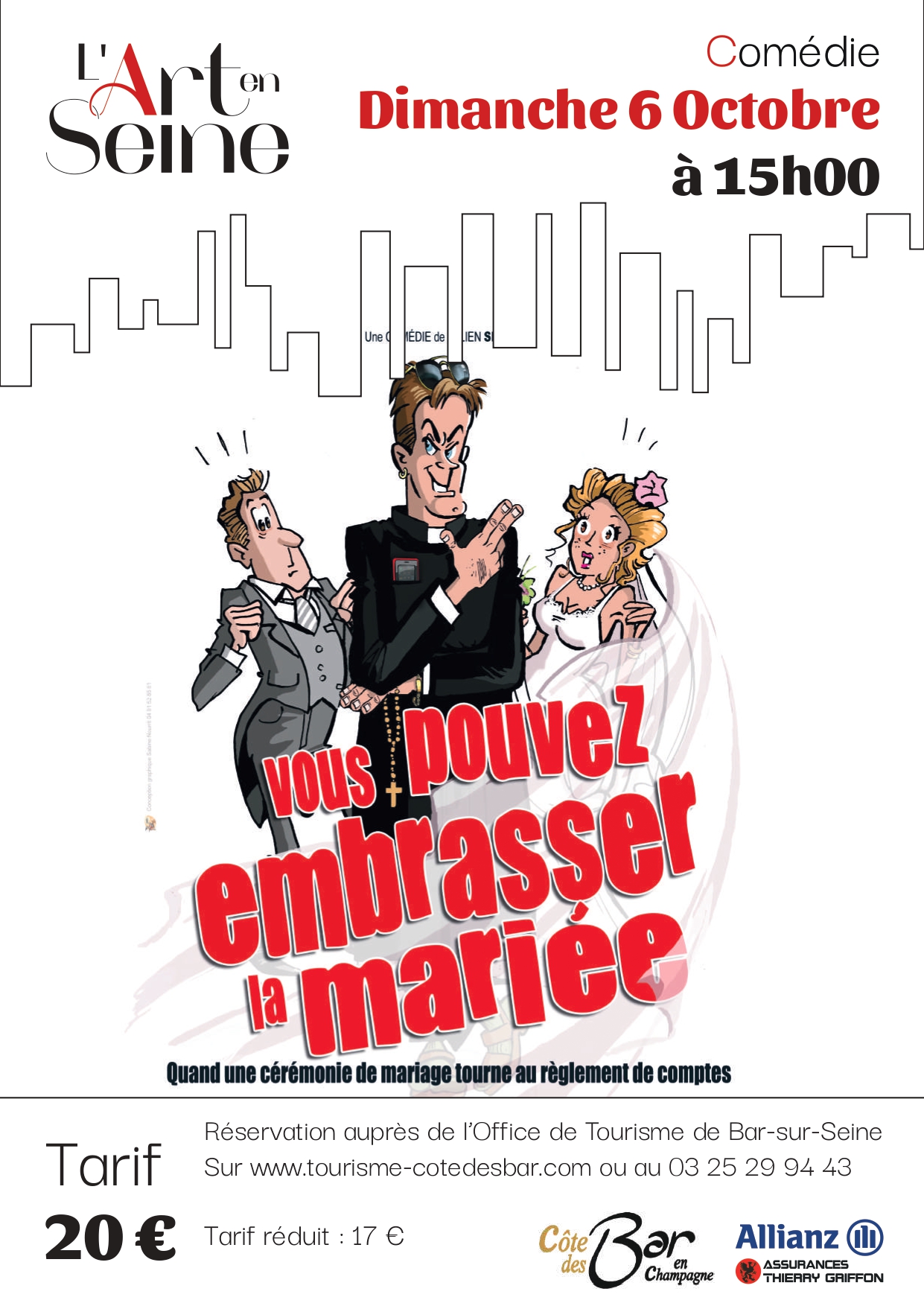 Théâtre Vous pouvez embrasser la mariée