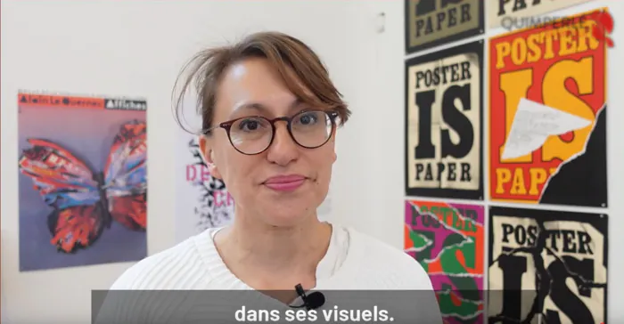 Alain Le Quernec : liberté d'afficher - la visite de l'exposition par Vanina Pinter commissaire de l'exposition Chapelle des Ursulines Quimperlé