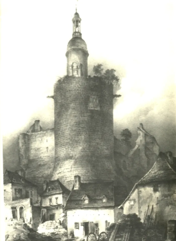 Visite de la tour Quiquengrogne de Bourbon Château de Bourbon Bourbon-l'Archambault