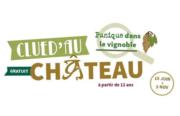 Participez à une partie de "Clued'au Château" : Panique dans le vignoble Château de la Neuenbourg Guebwiller