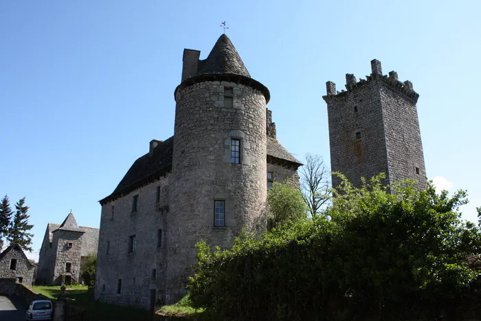 « Sur les traces de Gauzfred de Monte Arnald » : étape à la tour du château de Sénergues Château de Sénergues Sénergues