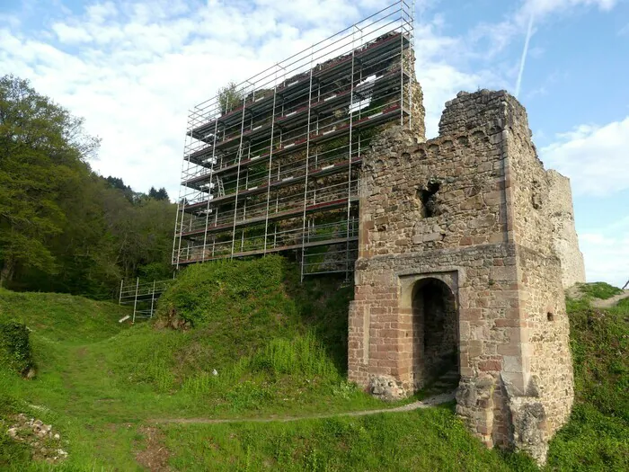 Levez les yeux! Découvrez un vestige militaire médiéval Château du Hugstein Buhl