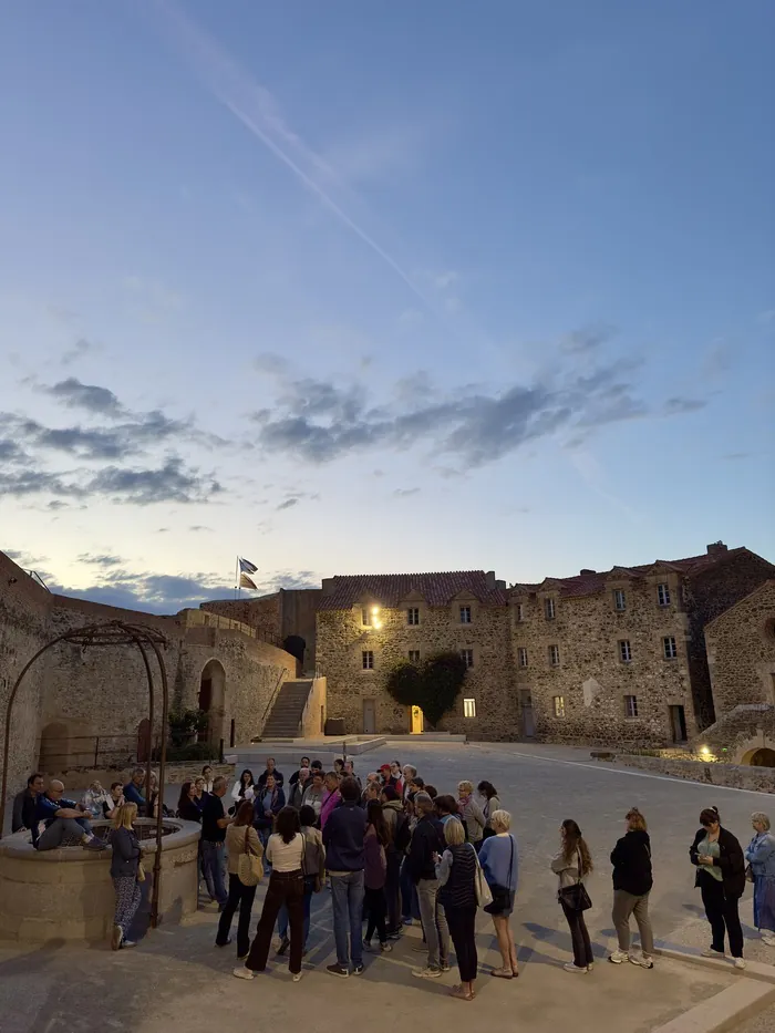 Visite nocturne du château royal de Collioure Château royal Collioure