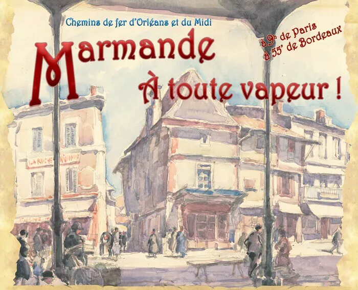 Exposition : « Marmande à toute vapeur ! » Cloître de Marmande Marmande