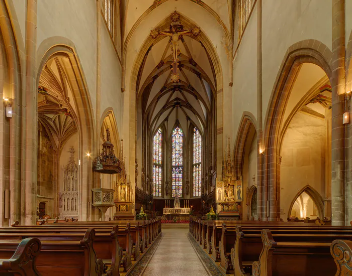 Découvrez un joyau du gothique rhénan alsacien Collégiale Saint-Thiebaut Thann