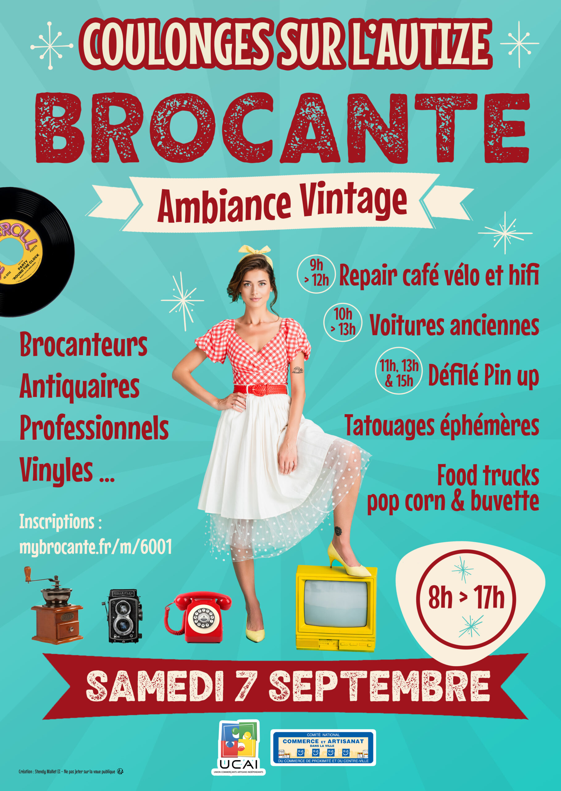 Brocante ambiance vintage