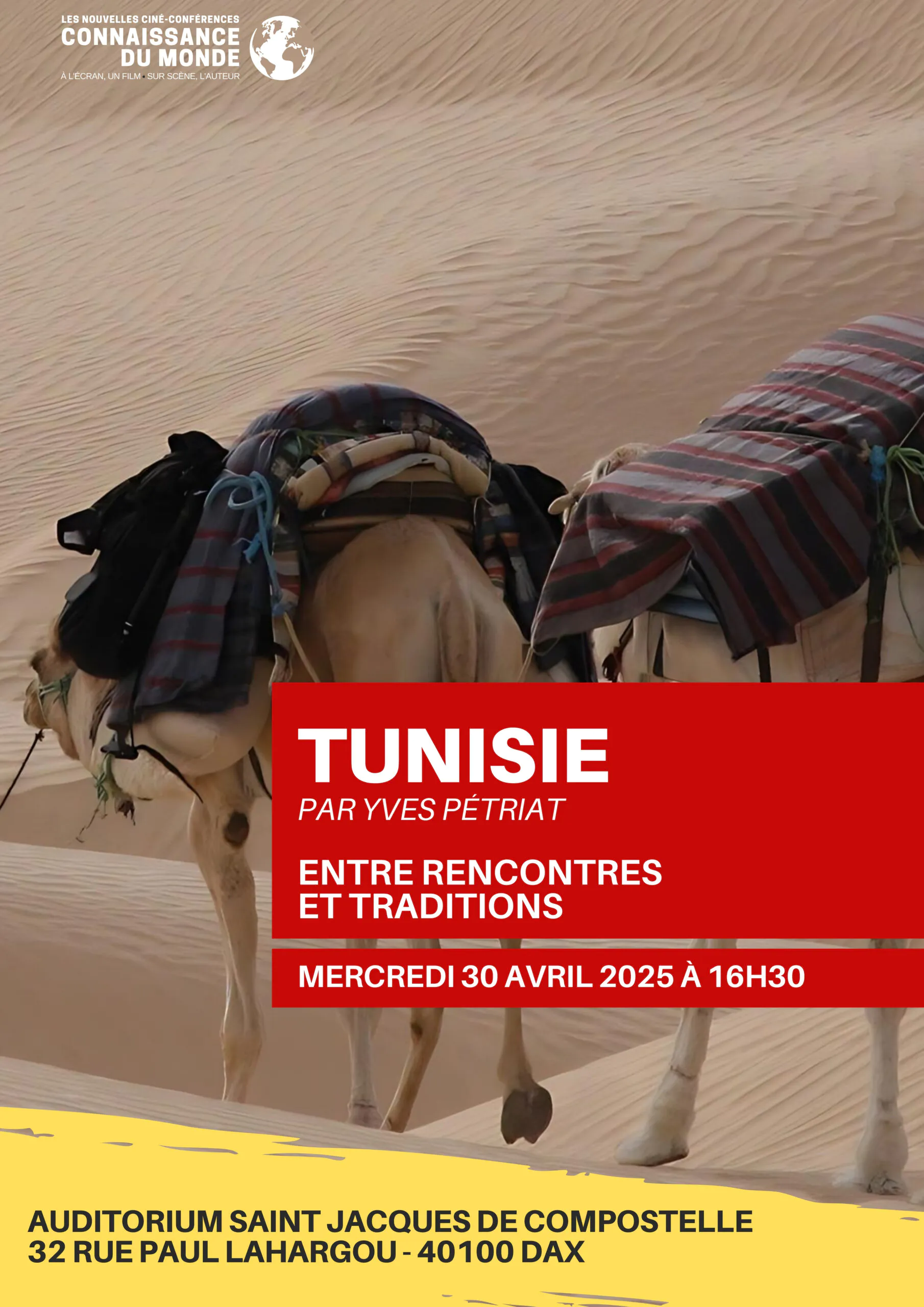 Ciné-conférence Connaissance du Monde Tunisie