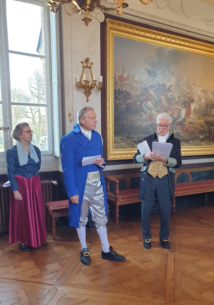 Visite costumée de la Demeure des princes de Wagram Domaine de Grosbois Marolles-en-Brie